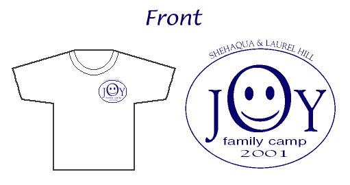 View of T- shirt Front